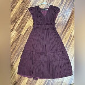 current air los angeles peplum midi dress size XSP